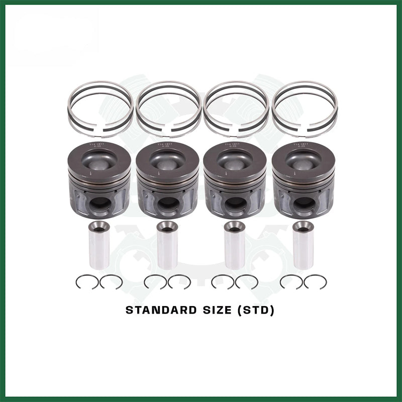Ford Ranger Mondeo Transit 2.2L TDCi Euro 5 Diesel Piston with Rings Set x4 STD