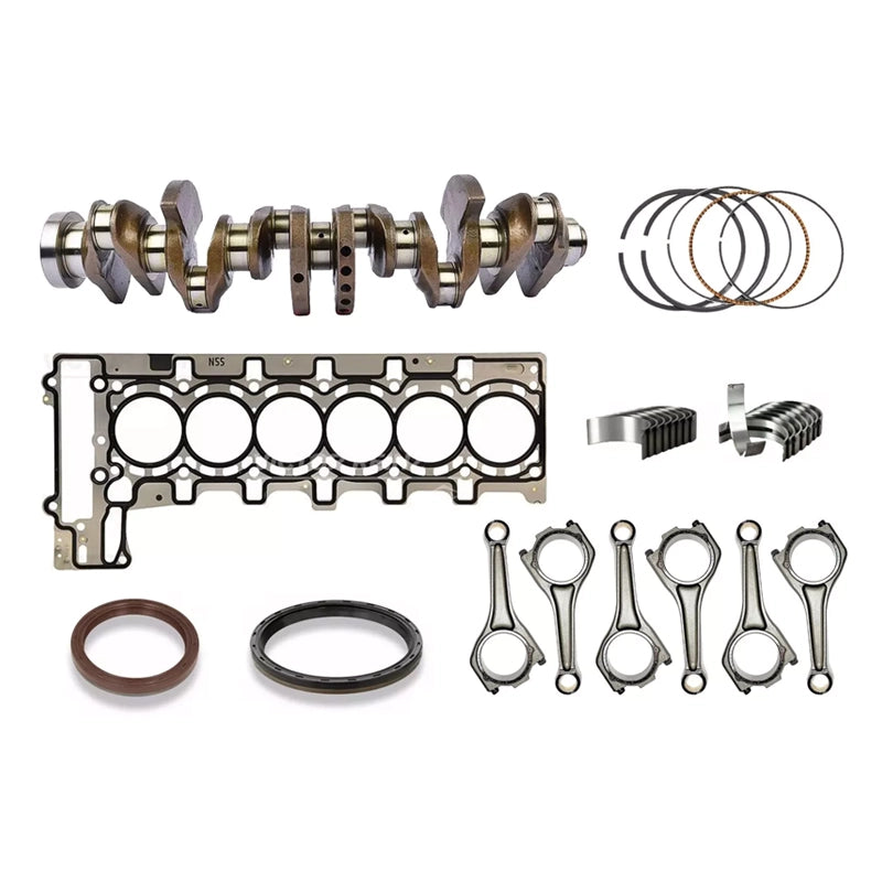 BMW N55B30A Engine Rebuild Kit for 535i X3 3.0L – Crankshaft, Bearings