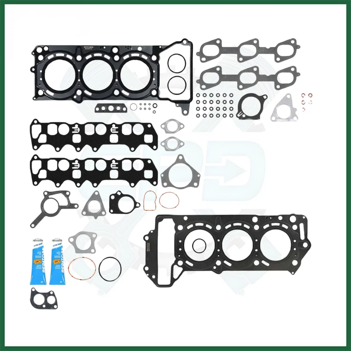 CYLINDER HEAD SET FITS MERCEDES-BENZ OM642 3.0 V6 DIESEL ENGINE - VICTOR REINZ 02-37270-03