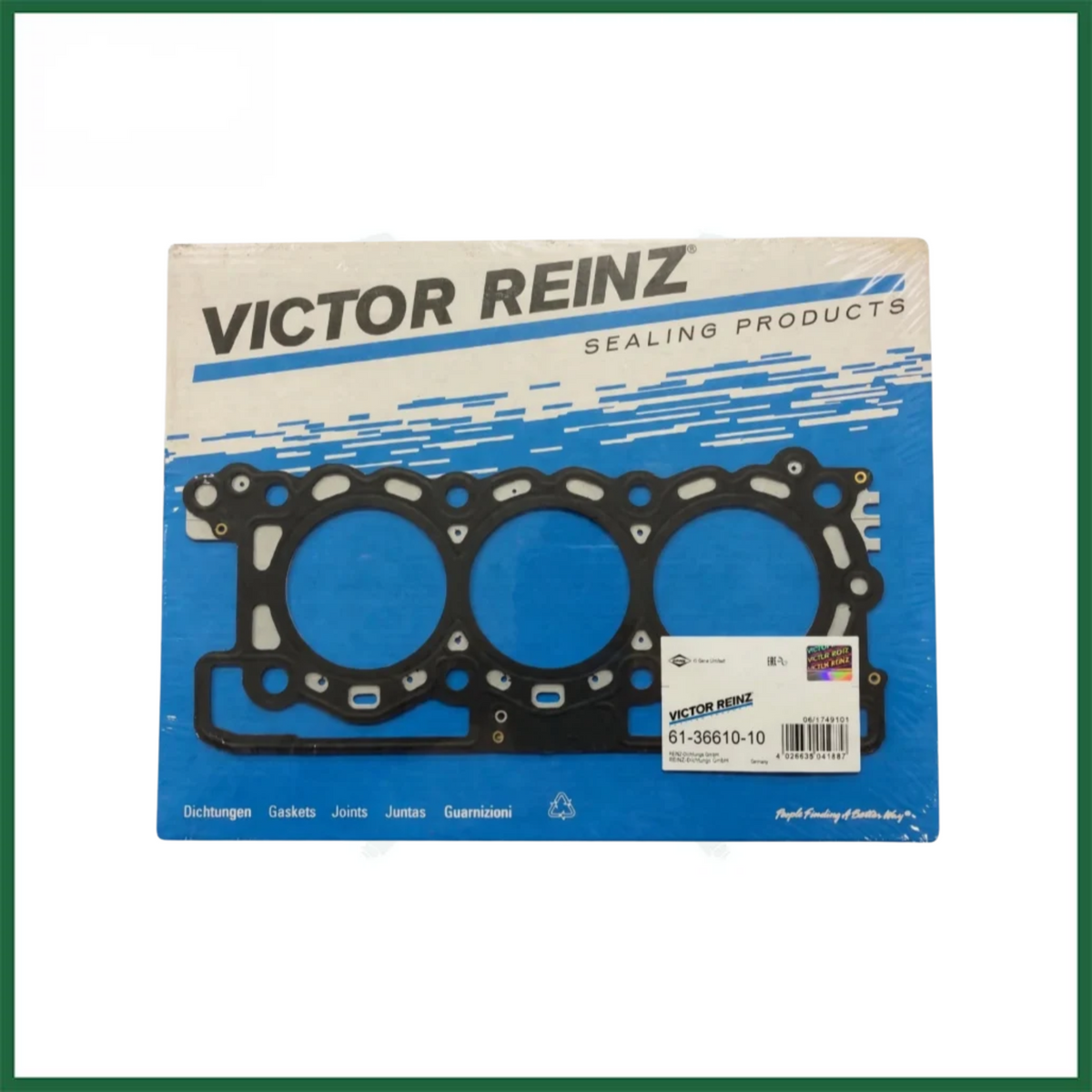 LAND ROVER JUGAR 306DT HEAD GASKET 3.0L DIESEL ENGINE - Victor Reinz 61-36610-10