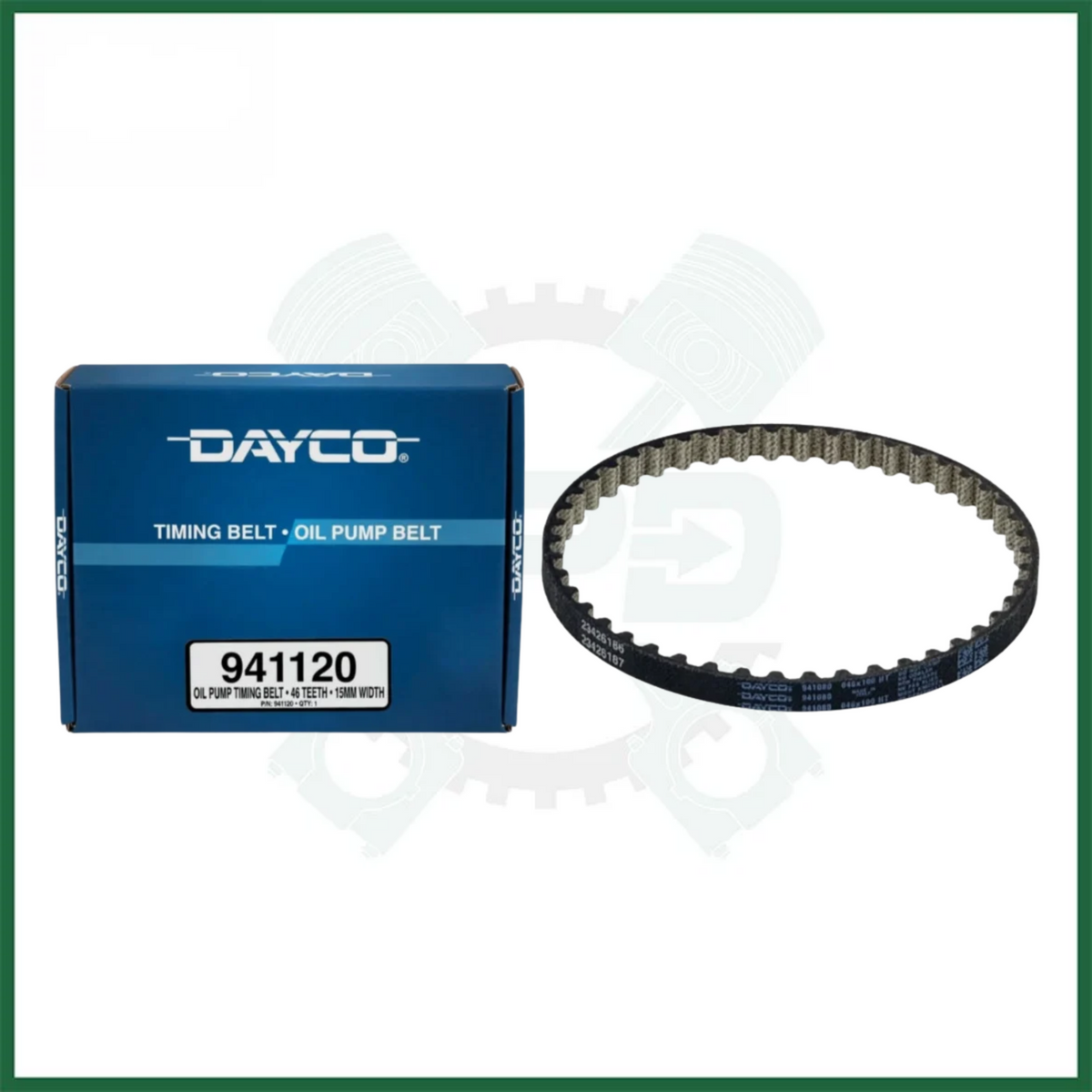 Dayco 941120 Oil Pump Belt Ford M1DA 1.0L Petrol