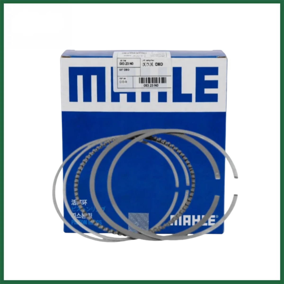 BMW N62B44 PISTON RING SET FITS 4.4L PETROL ENGINE MAHLE 083 23 N0