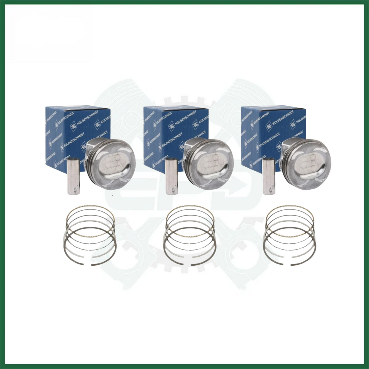 Ford 1.0 EcoBoost M1DA Piston Set with Rings STD - KOLBENSCHMIDT 41 949 600