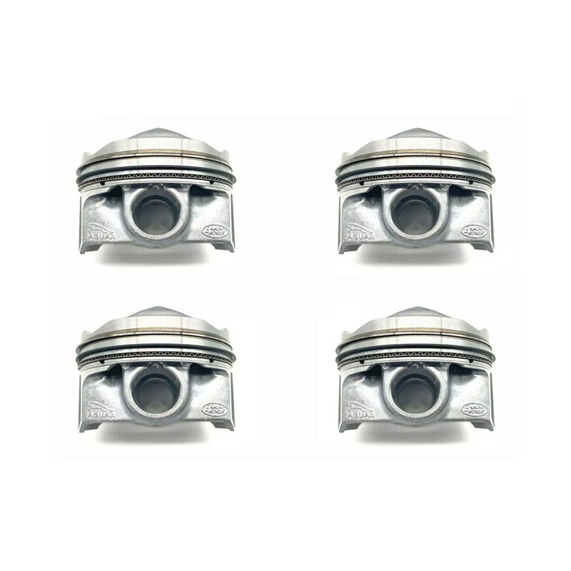 4 Piston with Rings Set STD for PT204 Petrol 2.0 Jaguar Land Rover Range Rover