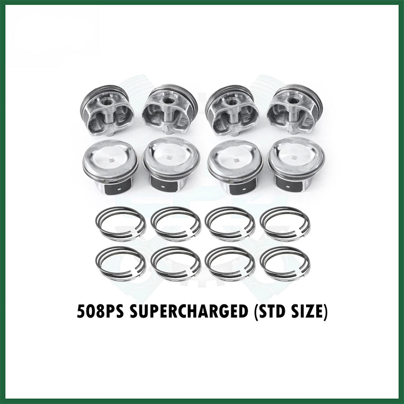 Land Rover Jaguar 5.0 V8 AJ133 508PS Piston With Rings Set x8 STD Petrol Engine