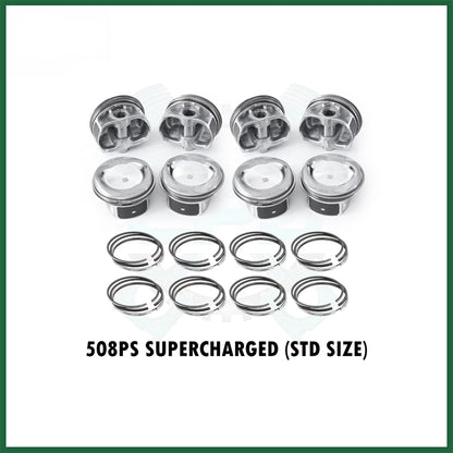 Land Rover Jaguar 5.0 V8 AJ133 508PS Piston With Rings Set x8 STD Petrol Engine