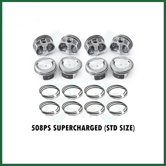 Land Rover Jaguar 5.0 V8 AJ133 508PS Piston With Rings Set x8 STD Petrol Engine