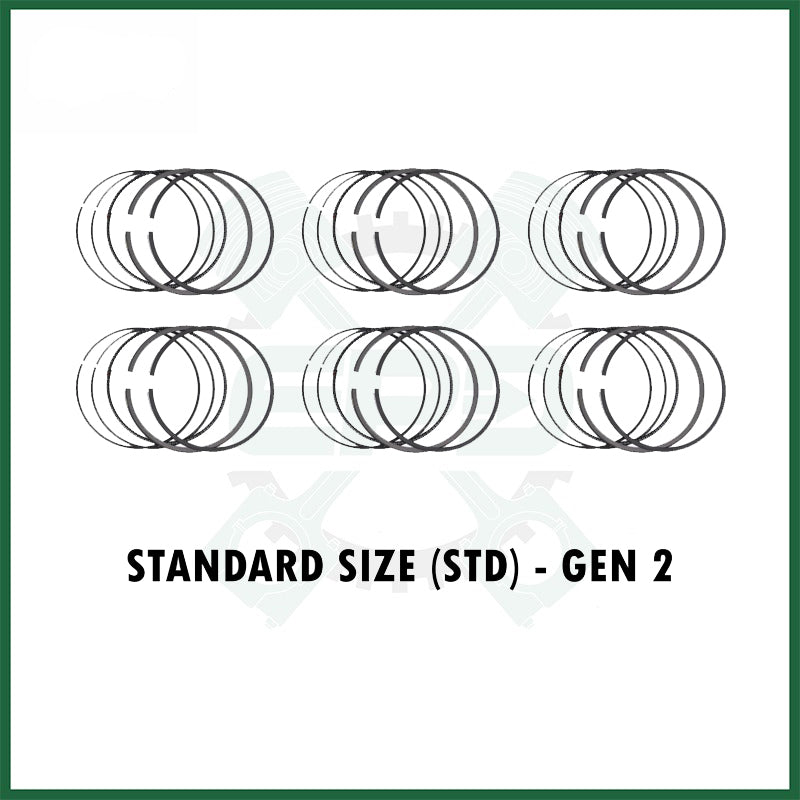 Land Rover Jaguar 3.0 TDV6 306DT Gen 2 Piston Rings Set STD Diesel Engine