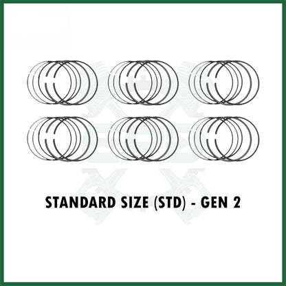 Land Rover Jaguar 3.0 TDV6 306DT Gen 2 Piston Rings Set STD Diesel Engine