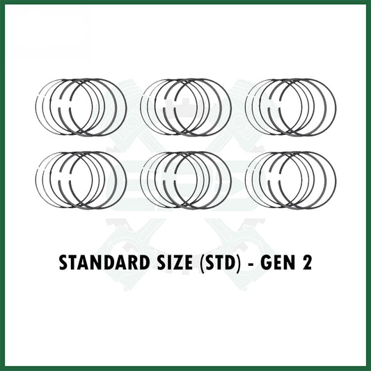 Land Rover Jaguar 3.0 TDV6 306DT Gen 2 Piston Rings Set STD Diesel Engine