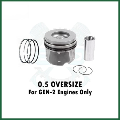 and Rover Jaguar 3.0 TDV6 Gen 2 306DT Piston With Rings x1 Diesel Engine