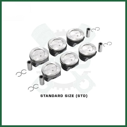 Mercedes-Benz M276 3.5L Petrol Pistons with Rings Set x6 STD CLK350 CLS350 E350