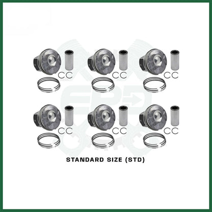 x6 STD Pistons with Rings Land Rover Jaguar 3.0 AJ126 306PS Petrol Engine Set