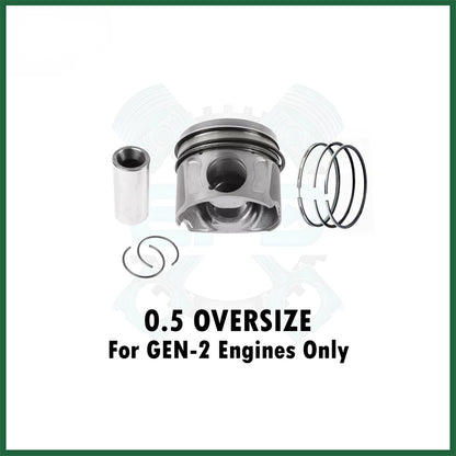 and Rover Jaguar 3.0 TDV6 Gen 2 306DT Piston With Rings x1 Diesel Engine
