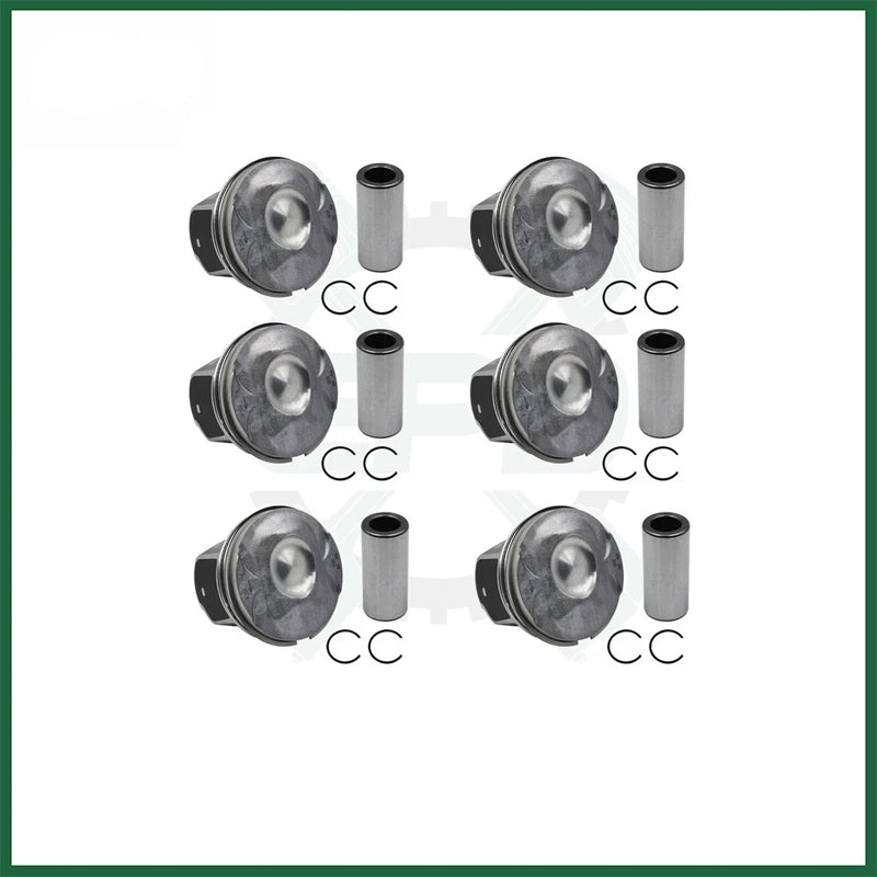 x6 STD Pistons with Rings Land Rover Jaguar 3.0 AJ126 306PS Petrol Engine Set
