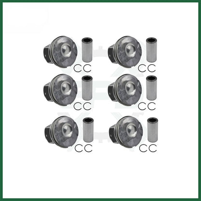 x6 STD Pistons with Rings Land Rover Jaguar 3.0 AJ126 306PS Petrol Engine Set