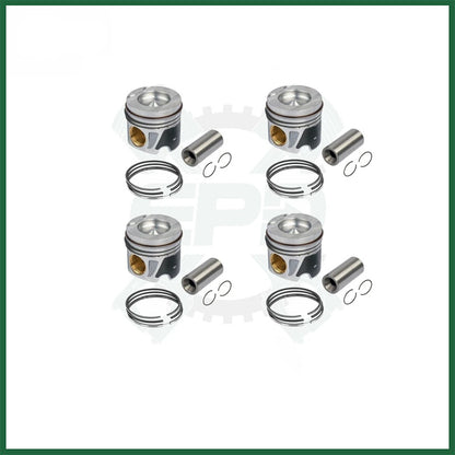 Mercedes-Benz OM651 Piston with Rings Set x4 0.5mm Oversize 2.1L Diesel Engine