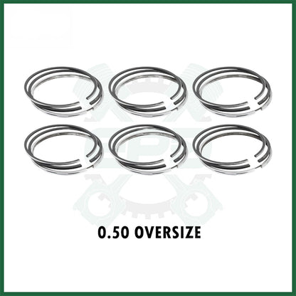 Mercedes-Benz OM642 3.0L Diesel Engine Piston Rings Set x6 Oversize 0.50