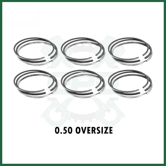 Mercedes-Benz OM642 3.0L Diesel Engine Piston Rings Set x6 Oversize 0.50