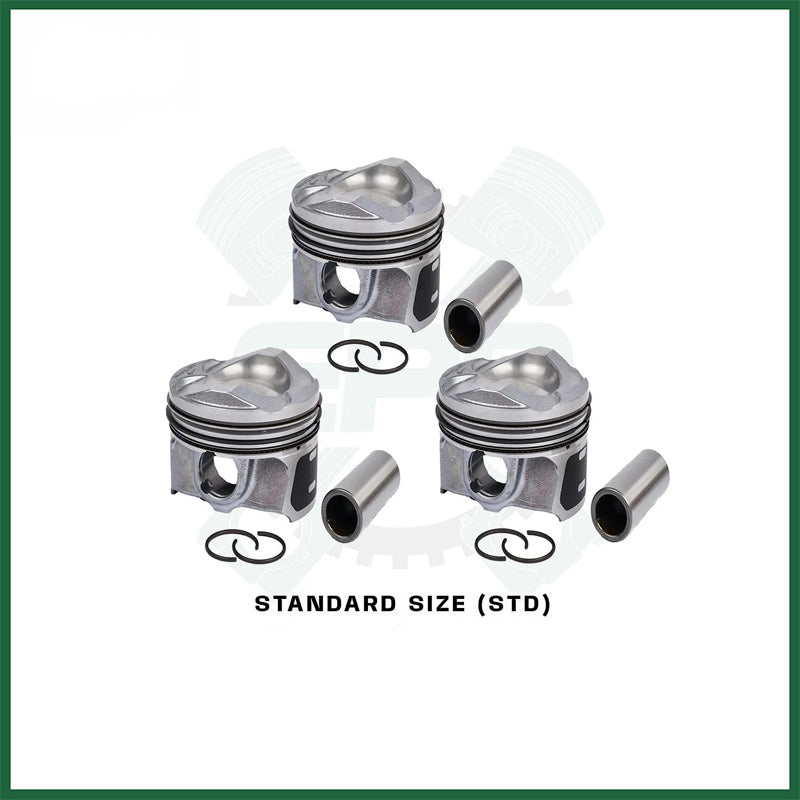 Ford M1DA 1.0 EcoBoost Piston with Rings Set x3 STD B-Max C-Max Petrol Engine