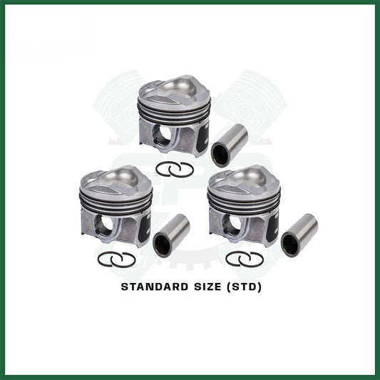Ford M1DA 1.0 EcoBoost Piston with Rings Set x3 STD B-Max C-Max Petrol Engine