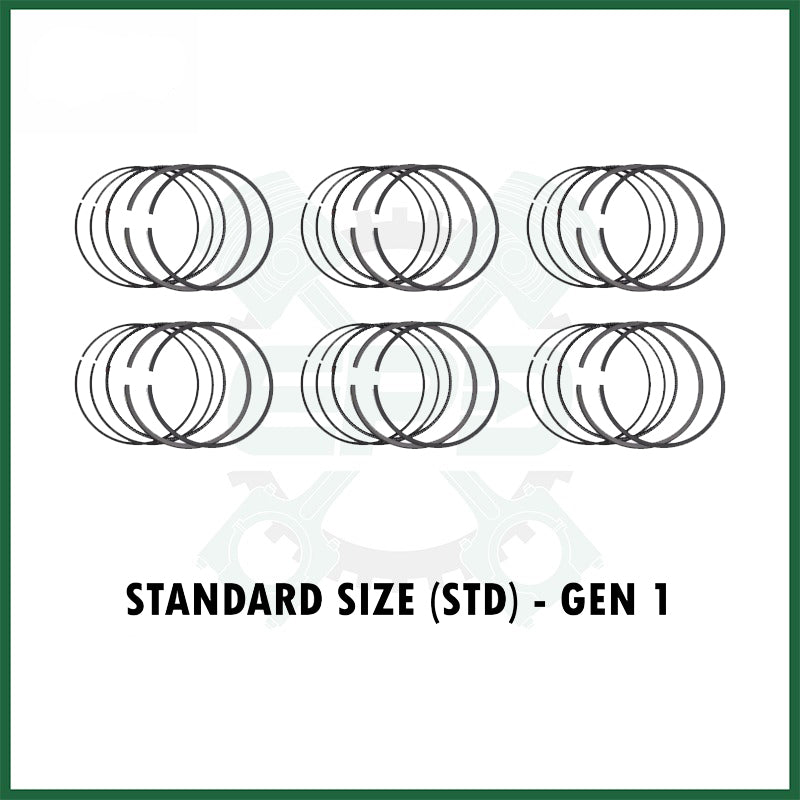 Land Rover Jaguar 3.0 TDV6 306DT Gen 1 Piston Rings Set STD Diesel Engine