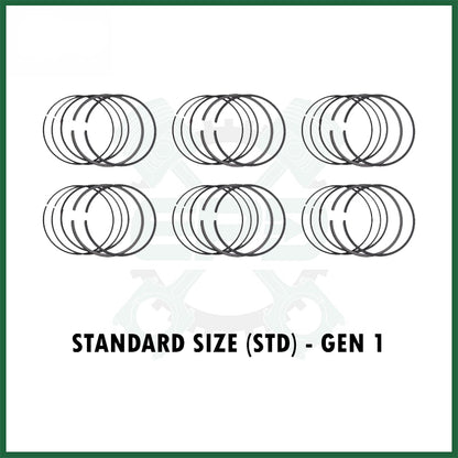 Land Rover Jaguar 3.0 TDV6 306DT Gen 1 Piston Rings Set STD Diesel Engine