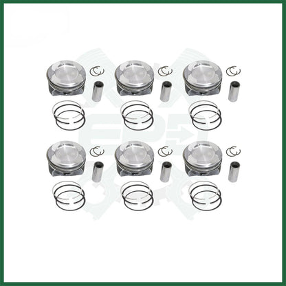 Mercedes-Benz M276 3.0T Turbo Piston with Rings Set x6 STD W205 W212 X166 C43 Engine