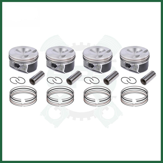Audi VW EA888 2.0L TFSI Petrol Engine Pistons with Rings Set x4 STD A4 A5