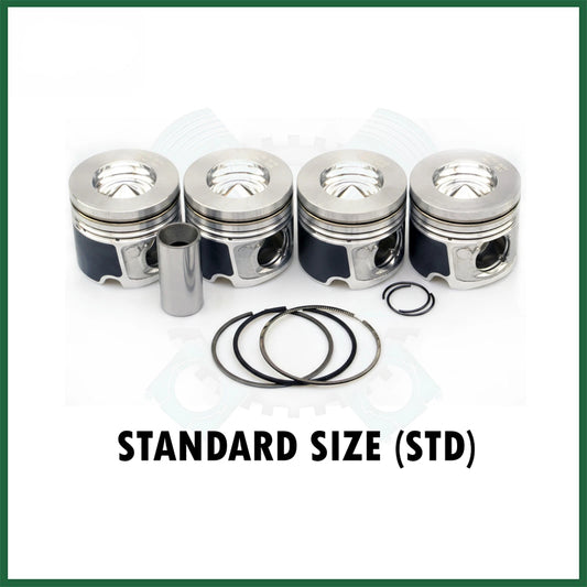 x4 BMW N47 2.0 Diesel Engine Pistons with Rings STD 3 5 Series Touring 6 Convertible