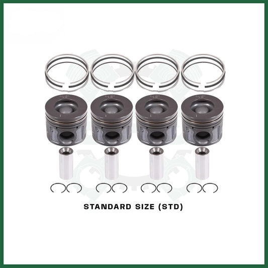 Ford Ranger Mondeo Transit 2.2L TDCi Euro 5 Diesel Piston with Rings Set x4 STD