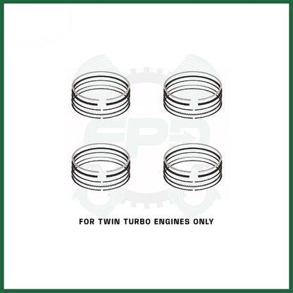 Land Rover Jaguar 2.0L Twin Turbo Diesel Piston Rings Set x4 STD Fits 204DTA AJ200
