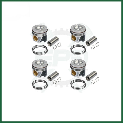 Mercedes-Benz OM651 Piston with Rings Set x4 STD 2.1 Diesel A B C E-Class