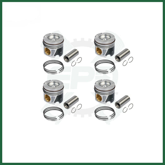 Mercedes-Benz OM651 Piston with Rings Set x4 STD 2.1 Diesel A B C E-Class