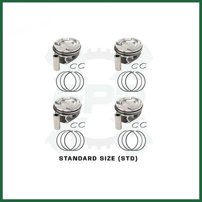 Mercedes-Benz M274 2.0T Turbo Engine Pistons with Rings Set x4 STD for C300 E200 E300