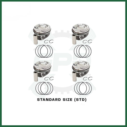 Mercedes-Benz M274 2.0T Turbo Engine Pistons with Rings Set x4 STD for C300 E200 E300