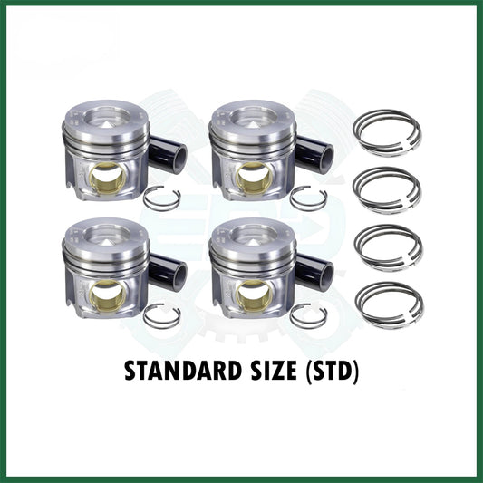BMW B47D20 Piston with Rings Set x4 2.0L Diesel Engine Fits 120D 320D X1 X3 F10 F20