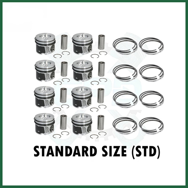 Land Rover Range Rover 4.4L SDV8 448DT Diesel Pistons with Rings Set x8 STD
