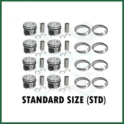 Land Rover Range Rover 4.4L SDV8 448DT Diesel Pistons with Rings Set x8 STD