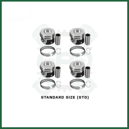 BMW B47D20 Piston with Rings Set x4 2.0L Diesel Engine Fits 120D 320D X1 X3 F10 F20