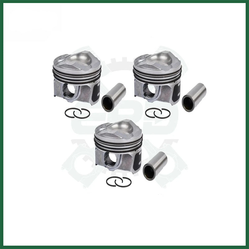 Ford M1DA 1.0 EcoBoost Piston with Rings Set x3 0.50mm Oversize B-Max C-Max Petrol Engine