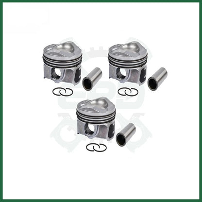 Ford M1DA 1.0 EcoBoost Piston with Rings Set x3 0.50mm Oversize B-Max C-Max Petrol Engine