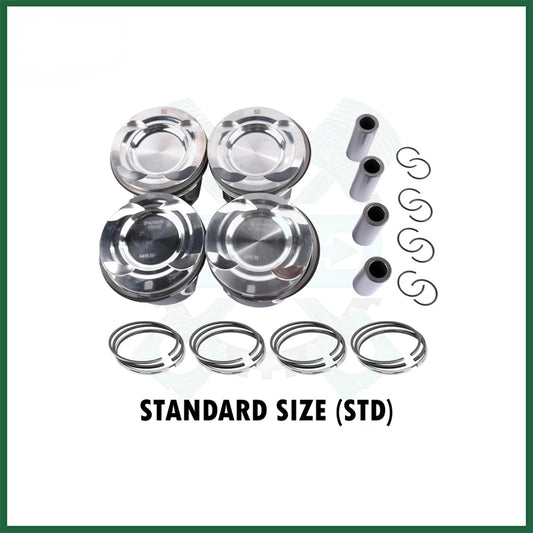 Mercedes-Benz M270 1.6T Turbo Engine Piston with Rings Set x4 STD A180 A200 B200 CLA200