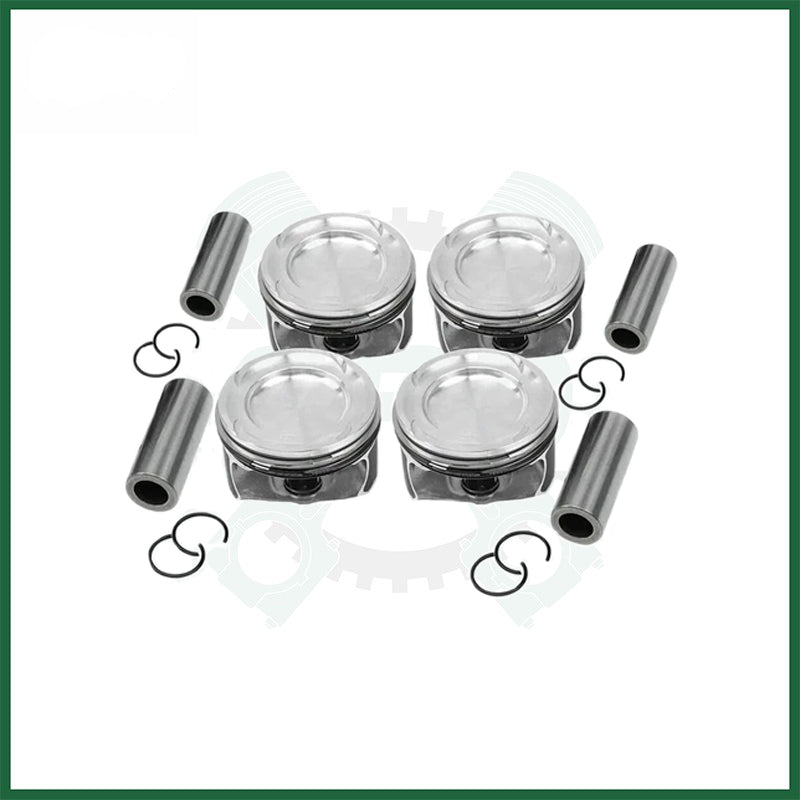 Mercedes-Benz M274 2.0T Turbo Engine Pistons with Rings Set x4 STD for C300 E200 E300