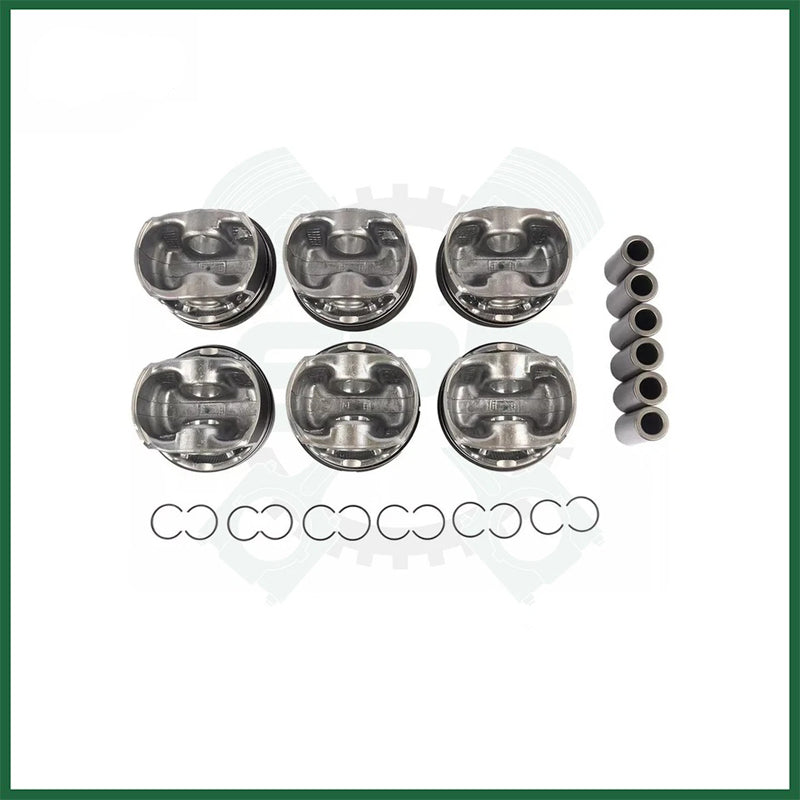 BMW N55B30 Piston with Rings Set x6 STD 3.0L Petrol Engine Fits F10 F20 F30