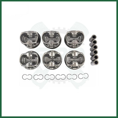 BMW N55B30 Piston with Rings Set x6 STD 3.0L Petrol Engine Fits F10 F20 F30