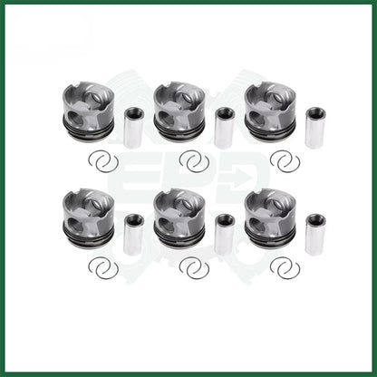 x6 Pistons with Rings Set Land Rover Jaguar 3.0 306DT Diesel Engine