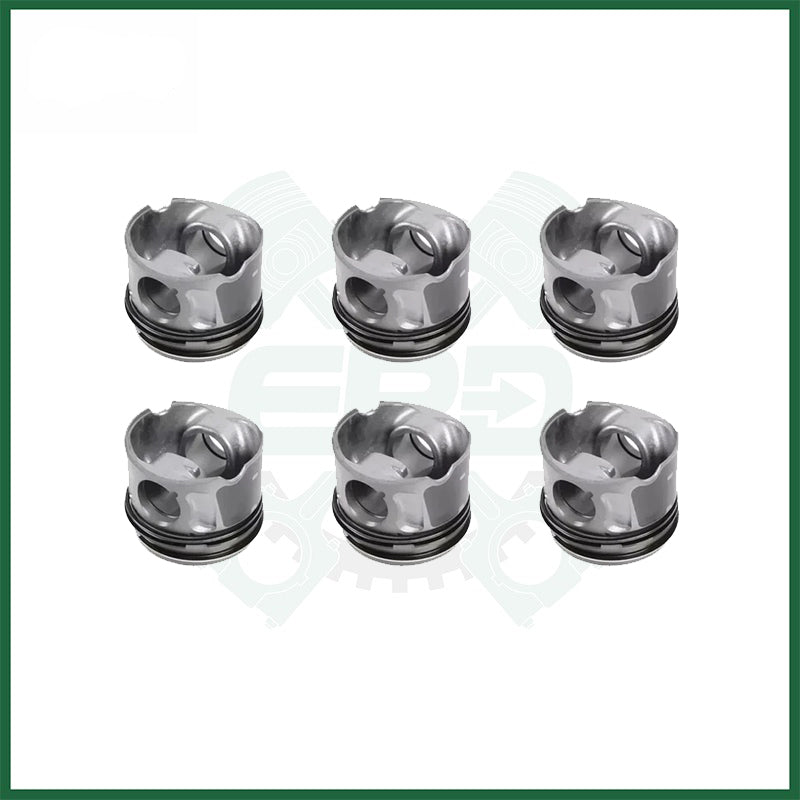 x6 Pistons with Rings Set Land Rover Jaguar 3.0 306DT Diesel Engine