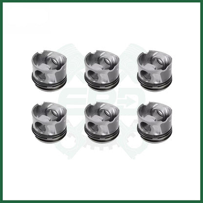 x6 Pistons with Rings Set Land Rover Jaguar 3.0 306DT Diesel Engine