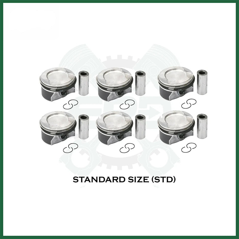 Mercedes-Benz M276 3.0T Turbo Piston with Rings Set x6 STD W205 W212 X166 C43 Engine